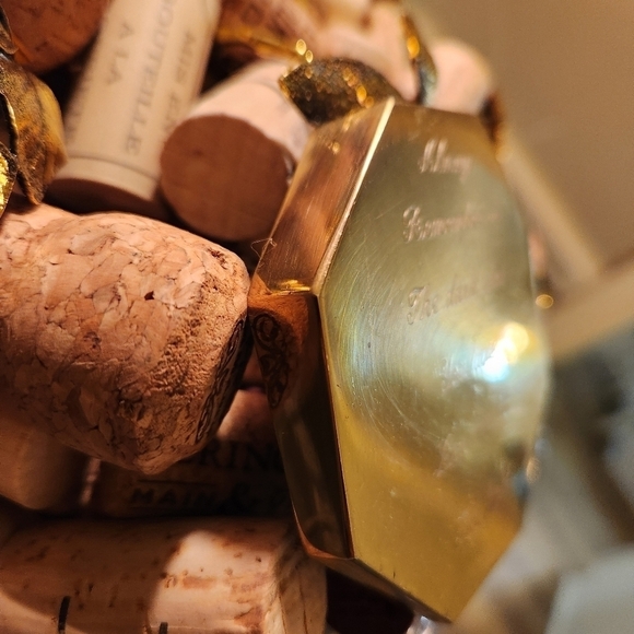 Brass‎ Paperweight Engraved Inspirational Quote - Vintage Made in Spain, Always - Picture 3 of 5